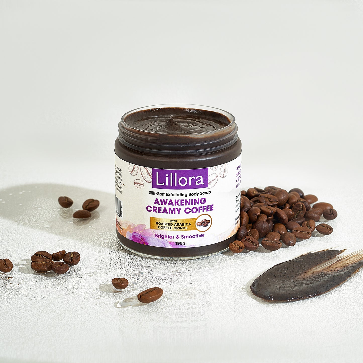 AWAKENING SILK-SOFT EXFOLIATING CREAMY COFFEE BODY SCRUB